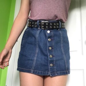 American Eagle button-up Denim Skirt